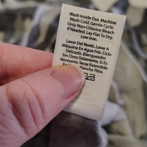 Time and Tru Super Soft Gray Camo Long Sleeve Tee Size Extra Large - Picture 8 of 8